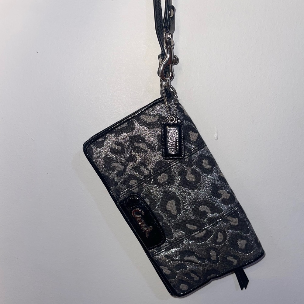 Vintage Coach Cheetah Print Wallet